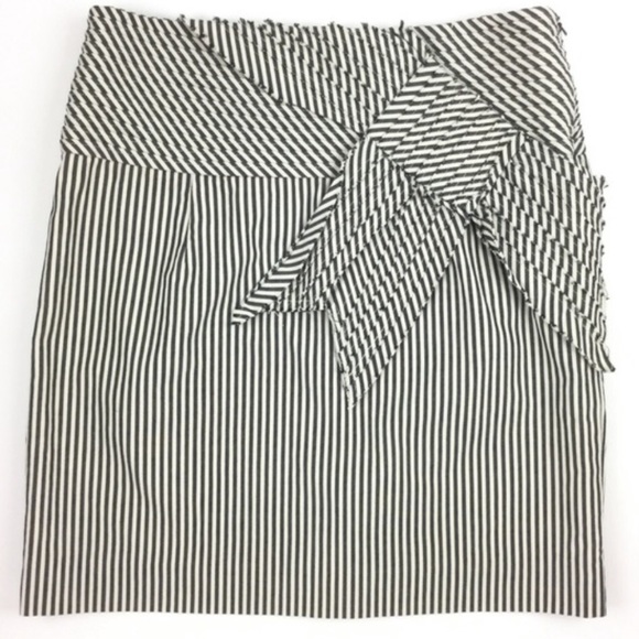 NEW Anthropologie Engineer Striped Pleated Skirt - Picture 2 of 9